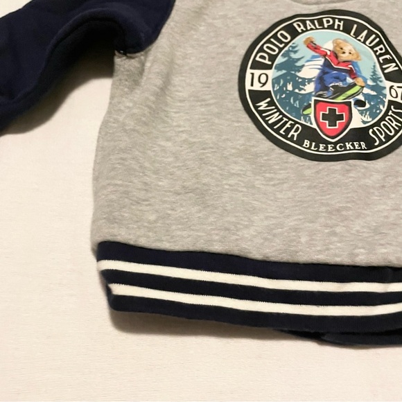 Polo Ralph Lauren Polo Bear Baby Varsity Jacket Size 6 Months - Picture 15 of 16